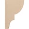 Ekena Millwork 6"W x 12"D x 18"H Classic Ridgewood Rough Cedar Woodgrain TimberThane Corbel, Primed Tan CORUR06X12X18RIDRCPR - alternate 2